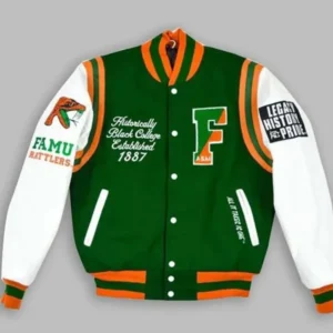 FAMU Letterman Green Varsity Jacket