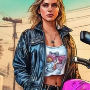 GTA VI Female Protagonist Leather Jacket