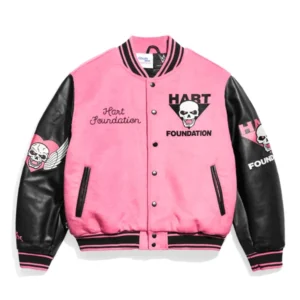 Greatest Professional Wrestler Hart Foundation Varsity Jacket