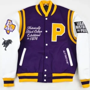 Prairie View A&M University Letterman Varsity Jacket