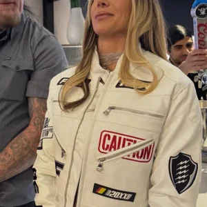 WWE Charlotte Flair Cropped Racing Jacket