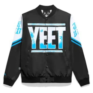 WWE Jey Uso Yeet 2025 Black Bomber Jacket