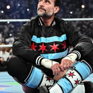 WWE Night of Champions 2025 CM Punk Varsity Jacket